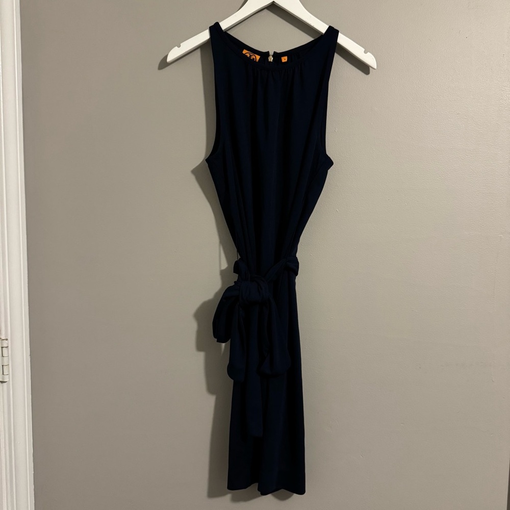 Tory Burch Navy Midi Dress